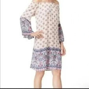 Style & Co casual tunic/maxi multicolor dress